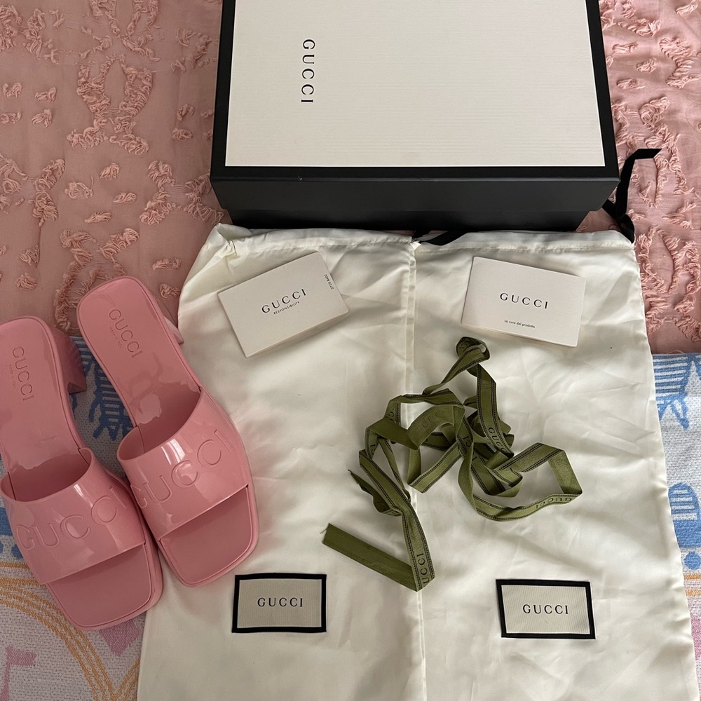 Gucci Jelly Sandals